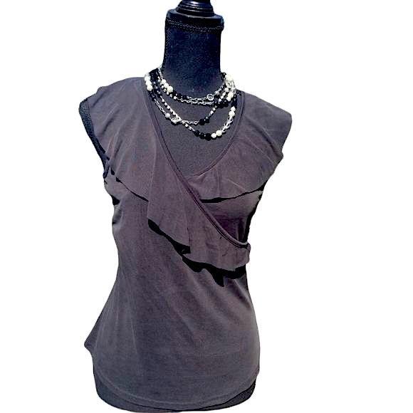 LIRA NWOT black tank top super soft size S. Very flattering around the bust. - Picture 1 of 7